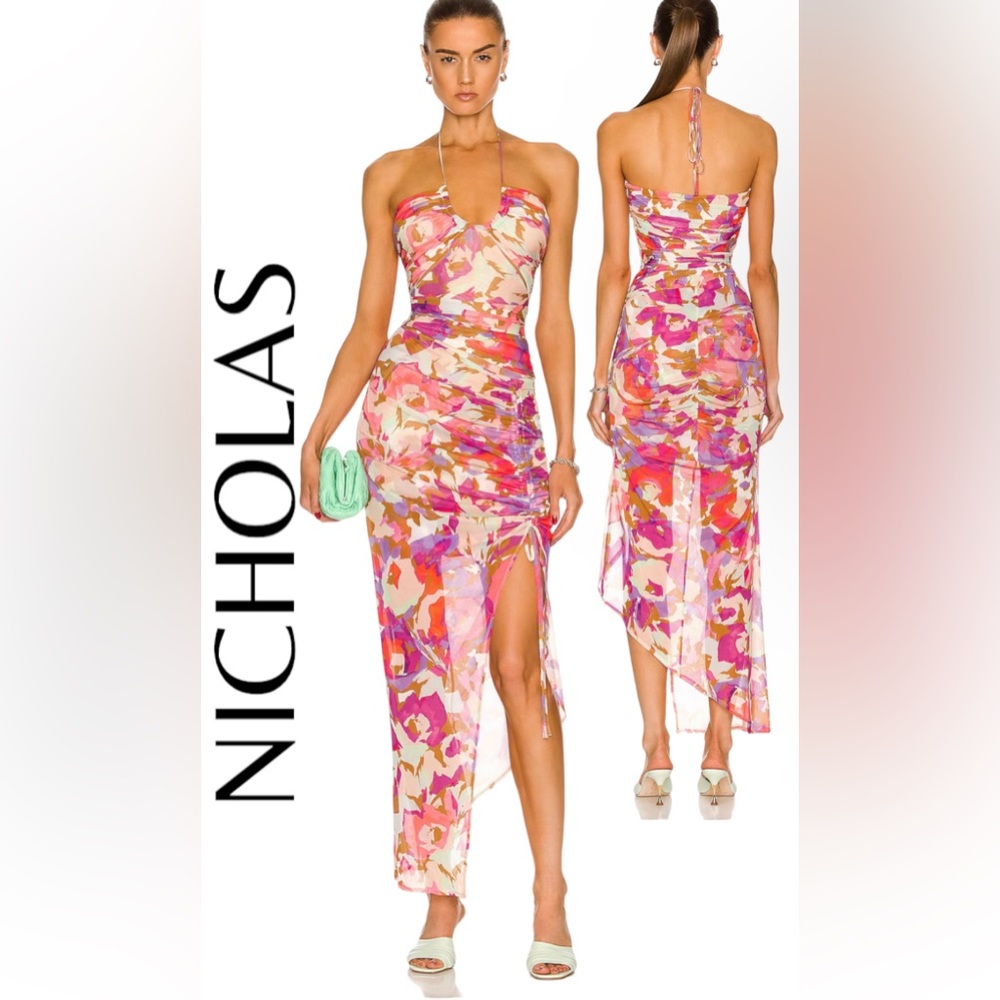 NEW WITH TAG Maeve Halter Midi Dress in Abstract Floral
NICHOLAS, size 4 - Picture 1 of 7